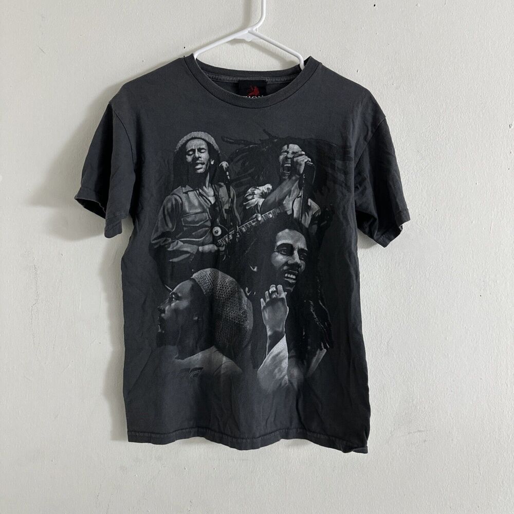 Authentic Zion Rootswear Bob Marley Graphic Shirt Size S